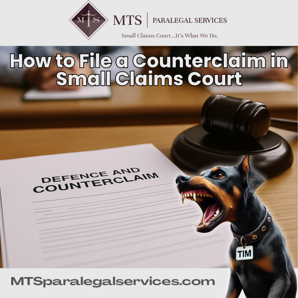counterclaim process in Ontario