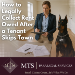 Collect rent owed