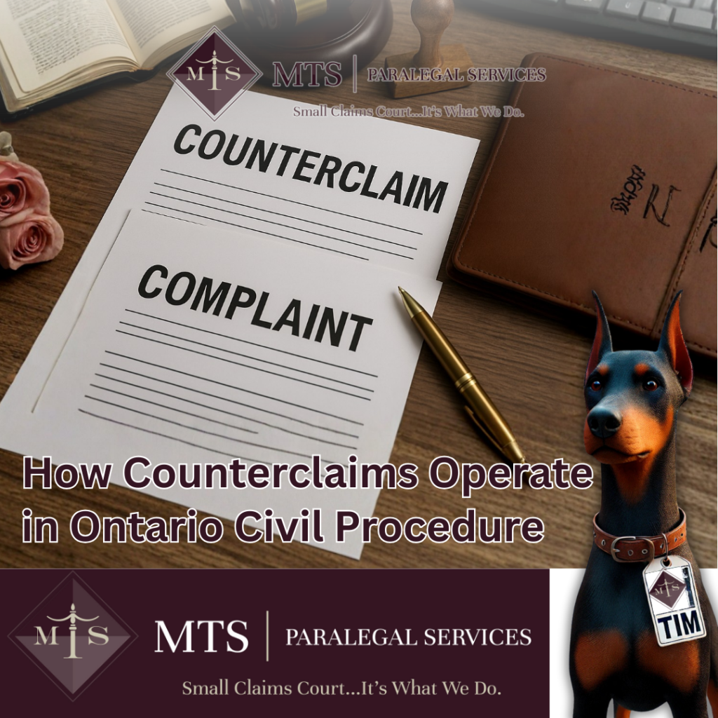 counterclaim Ontario