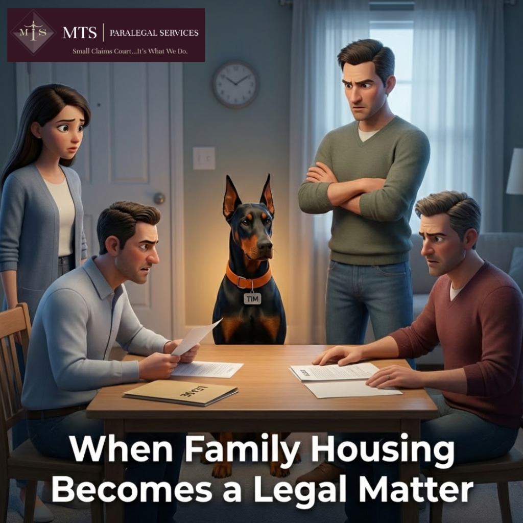 Family tenancy disputes Ontario