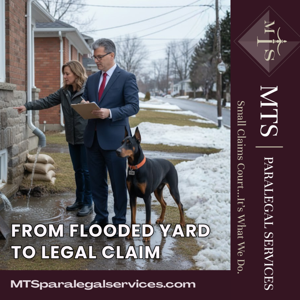 melting snow flooding Ontario