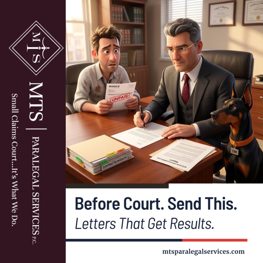 demand letter Ontario