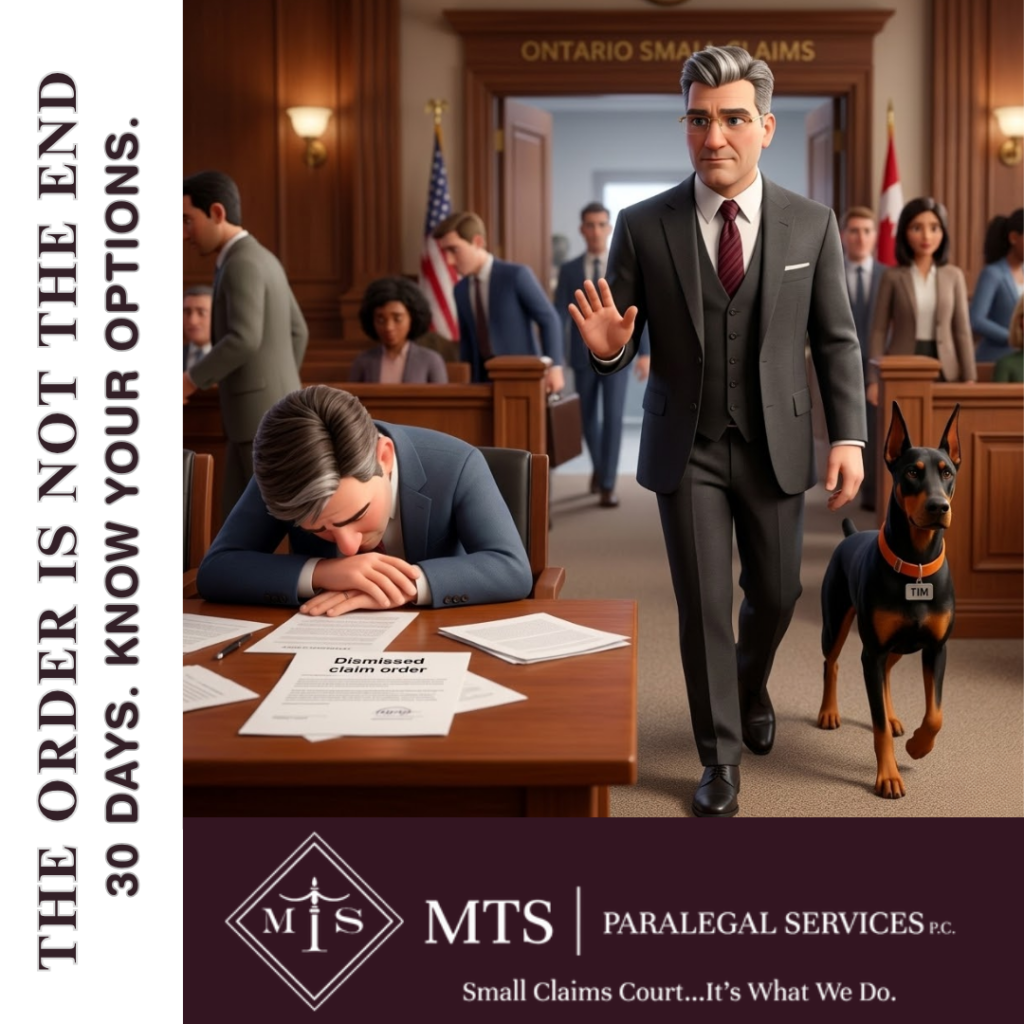 losing Small Claims Court